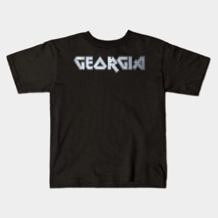 Heavy metal Georgia Kids T-Shirt